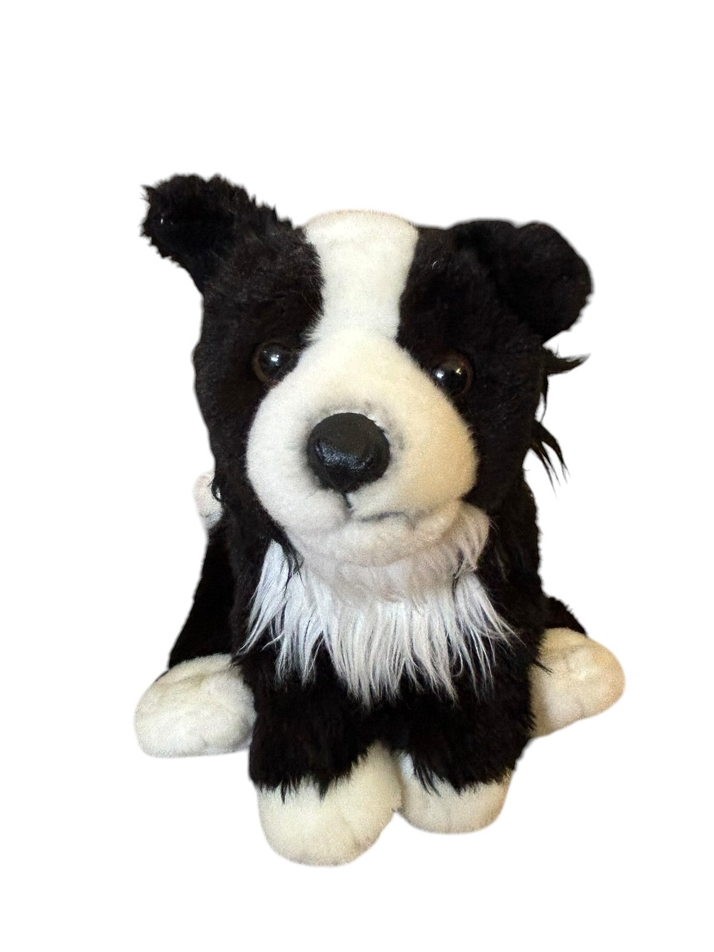 Black Collie Dog Stuffed Animal Alley Toys R Us Plush Pup Y2K 2000s Collectible!